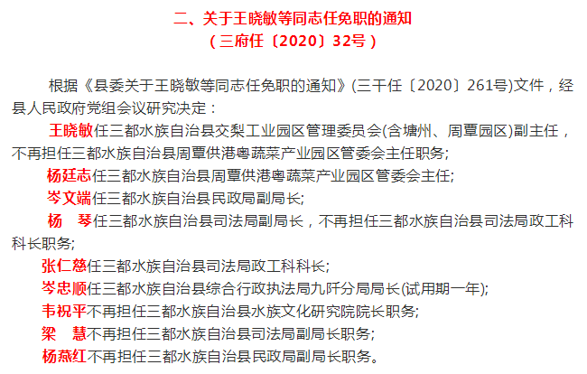 西雙版納最新干部任免動態(tài)概覽