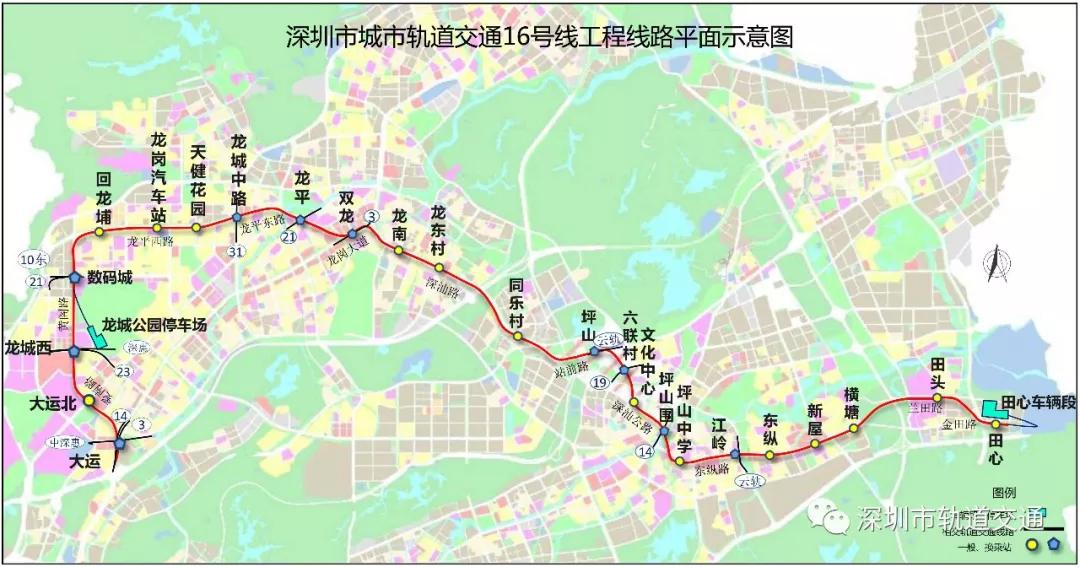 地鐵16號線最新線路圖揭秘，線路走向及其影響分析